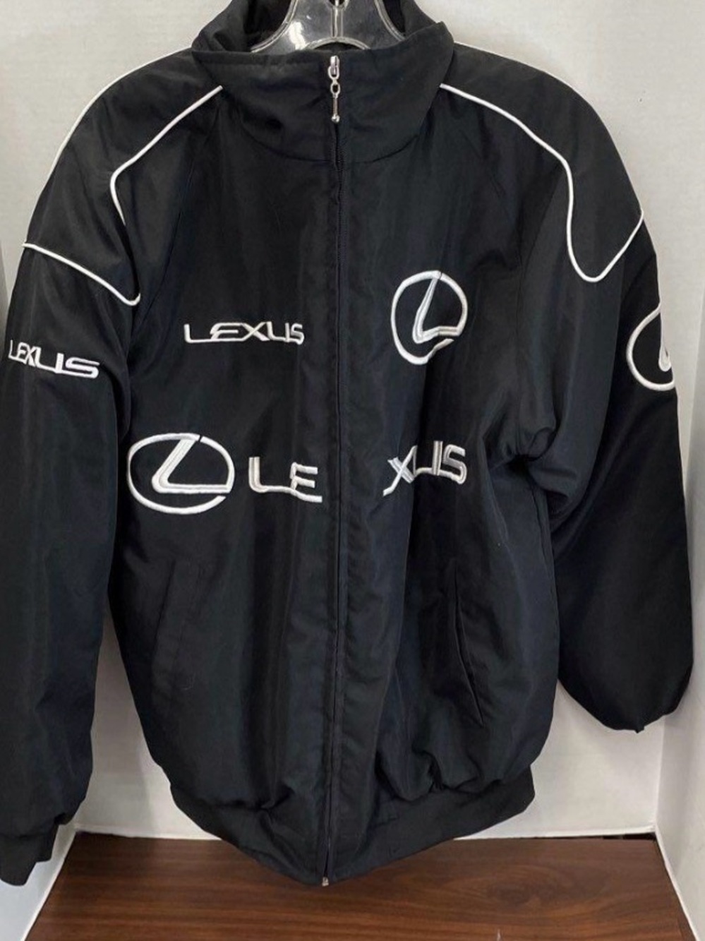 Lexus Men's Black Logo Performance Jacket